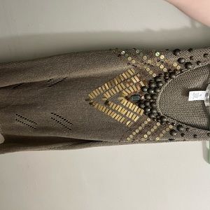 Vertigo beaded tank dress XL